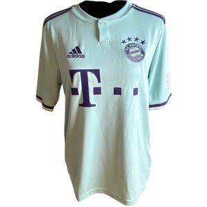 ✨NWT Adidas FC Bayern Munchen Soccer XL Youth Mint Green Away Jersey
